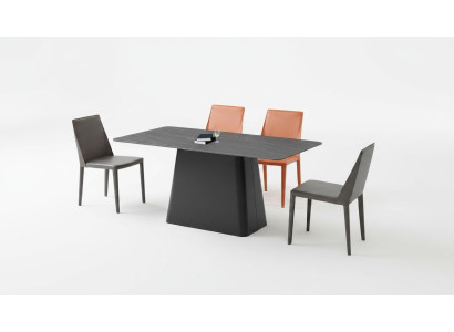 Moderner Esstisch Holztisch Holz Design Tische Edelstahl Tisch Esszimmer 180x90