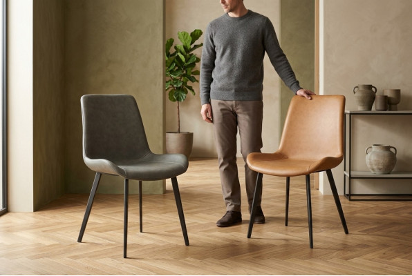 Designer Stuhl Luxus Lehnstuhl Polster Stühle 1x Wohn Ess Zimmer