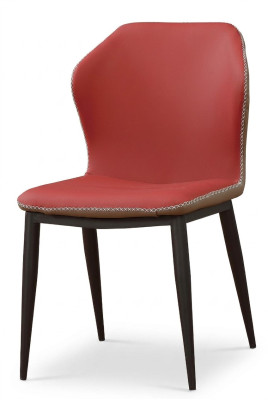 Stuhl 1x Luxus Design Polster Design Stühle Sitz Lehn Büro Esszimmer Holz Neu.