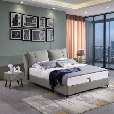 Bett 2x Nachttisch 3 tlg. Schlafzimmer Set Design Modern Luxus Betten Gruppe Neu