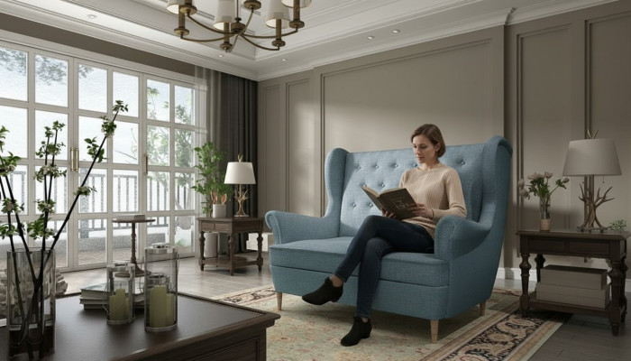 Bank Chesterfield Zweisitzer 2er Sitzer Sofa Couch Polster Samt Couchen