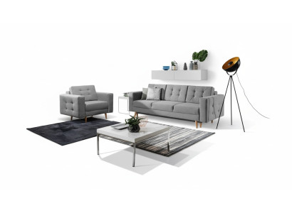 Sofagarnitur 3+1 Sitzer Sitzpolster Garnituren Leder Sofas Couchen Polster Sofa