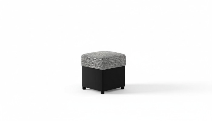 Designer Luxus Hocker Polster Sitz Textil Relax Beistell Sofa Sitzbank