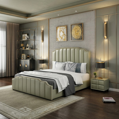 Schlafzimmer Luxus Bett Design Betten 180x200cm Doppel Hotel Möbel Einrichtung