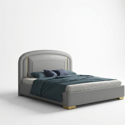 Modernes Design Bett 180x200 Samt Metall Hotel Betten Doppel Ehe Schlaf