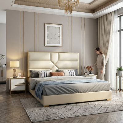 Luxus Schlafzimmer Bett Polster Design Luxus Doppel Hotel Betten Hotel