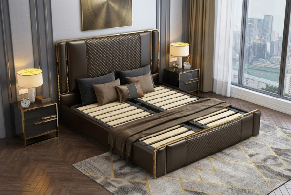 Bett Schlafzimmer Design Möbel Moderne Luxus Betten Polster Gestell Neu