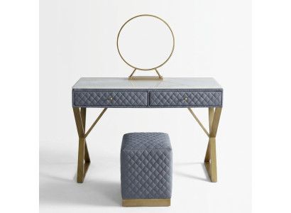 Schmink Tische Konsolen Tisch Schlaf Zimmer Holz Deko Spiegel + Kommode