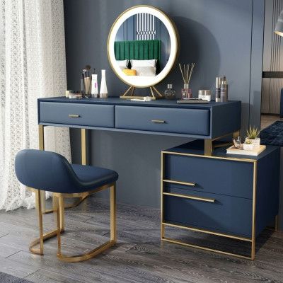 Schminktisch Spiegel Hocker Komplett Set Kommode Schlafzimmer