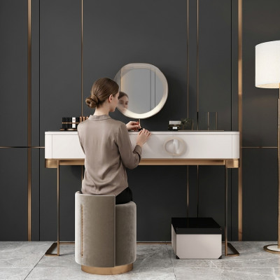Schminktisch Nachttisch Make-up Tisch Konsole Schlafzimmer Kommode