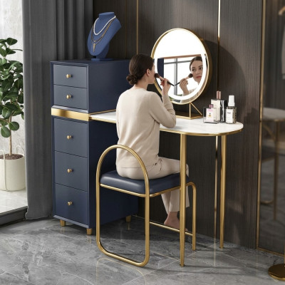 Schminktisch Spiegel Hocker Set Kommode Schlafzimmer Neu Make Up