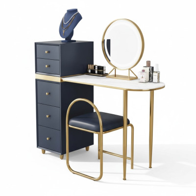 Schminktisch Spiegel Hocker Set Kommode Schlafzimmer Neu Make Up