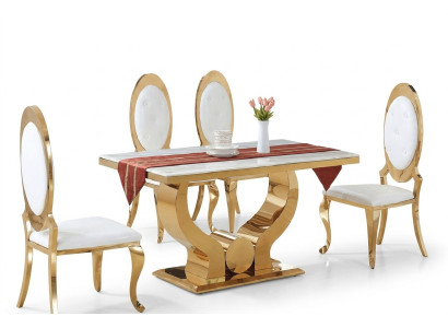 Esstisch Esszimmer Set Essgruppe Klassischer Tisch 5tlg Set Stuhl neu
