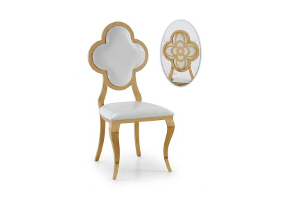 Design Stuhl Stoff Stühle Edelstahl Lehnstuhl Polster Luxus Sessel