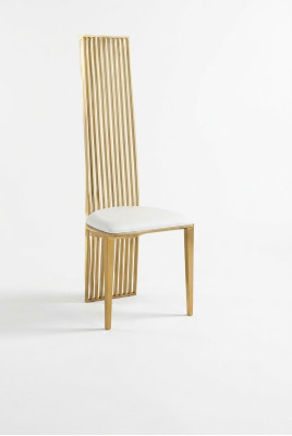 Design Stuhl Luxus Polster Klassische Stühle Edelstahl Sessel Stühle