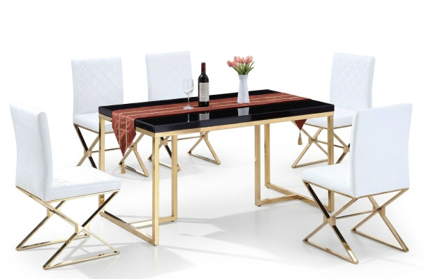 Esstisch 4x Stühle Esszimmer Set Komplett Set Ess Gruppe Tisch 5tlg