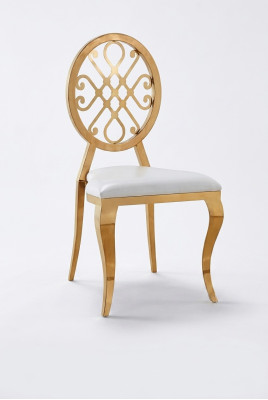 Design Stuhl Lehnstuhl Polster Stühle Luxus Textil Edelstahl Sessel Esszimer