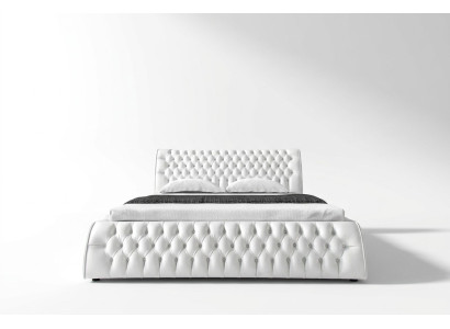 Chesterfield Bett Polster Design Doppel Hotel Betten 180x200 Schlafzimmer Leder