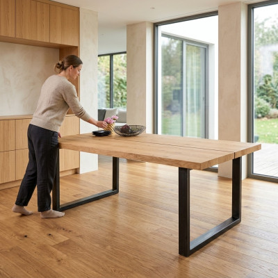 Tisch Loft Möbel Holz Esstisch 160x90cm Esstische Tische Modernes Design Neu