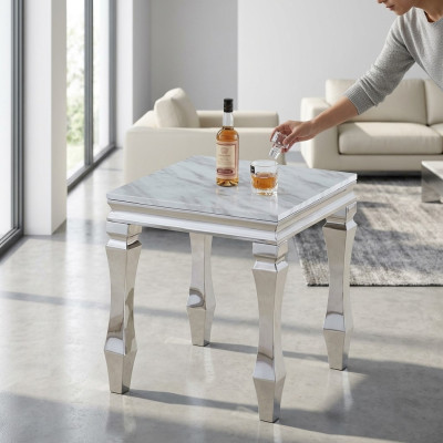 Beistelltisch Tische Edelstahl Beistelltische Luxus Wohnzimmer Möbel Tisch