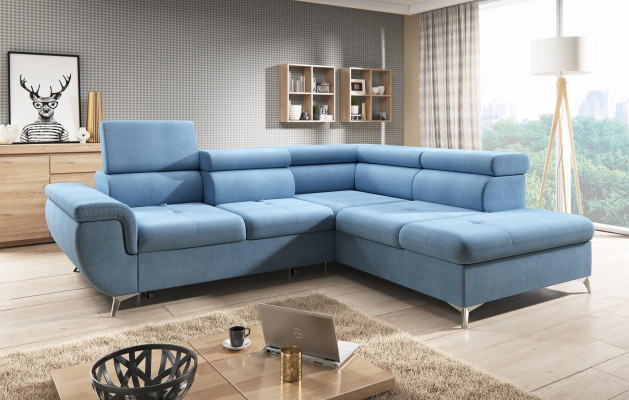 Ecksofa L-Form Design Sofa Ecksofa Couch Leder Polster Sofas Wohnlandschaft