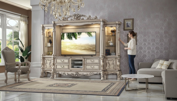 Wohnwand Wohnzimmer Set Vitrine Schrank Regal Set Wohnwände Regal Fernseh Wand