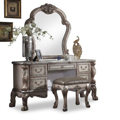 Konsole Klassische Tisch Spiegel Kommode Schminktisch Schlafzimmer Anrichte 2tlg