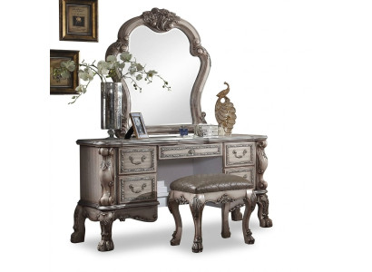 Konsole Klassische Tisch Spiegel Kommode Schminktisch Schlafzimmer Anrichte 2tlg