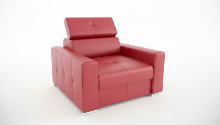 Sessel Moderner Lounge Club Wohnzimmer Modern Textil Stoff Rot Kreative Möbel