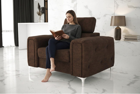 Sofa Stoff Couchen Polster Textil Neu Chesterfield Sessel Fernseh Couch 1 Sitzer
