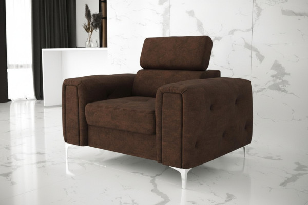 Sofa Stoff Couchen Polster Textil Neu Chesterfield Sessel Fernseh Couch 1 Sitzer