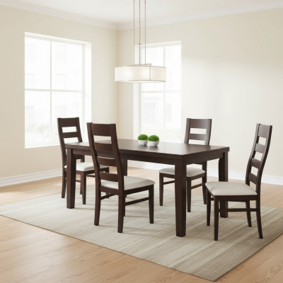 Stühle Gastro Esszimmer Stoff Neu Design Set 4x Sessel Stuhl Holz Textil Polster