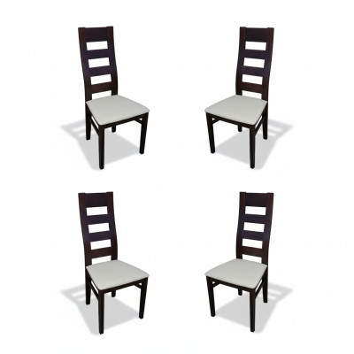 Stühle Gastro Esszimmer Stoff Neu Design Set 4x Sessel Stuhl Holz Textil Polster