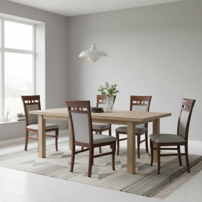 Esszimmer Polster Neu Set 6x Essgruppe Stuhl Textil Lehnstuhl Stühle Gastro Neu