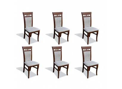 Esszimmer Polster Neu Set 6x Essgruppe Stuhl Textil Lehnstuhl Stühle Gastro Neu