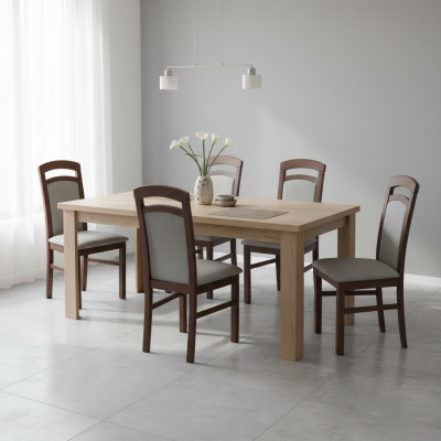 Komplett Gruppe Wohnzimmer 6x Stück Neu Esszimmer Stuhl Set Garnitur Lehn Stühle