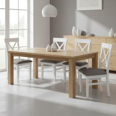 Garnitur Sessel Neu 4x Stühle Stuhl Polster Design Veranda Küchen Sitz Esszimmer