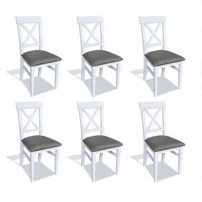Polster Stuhl Set Gruppe Stühle Essgruppe Garnitur 6xGruppen Textil Sessel Küche