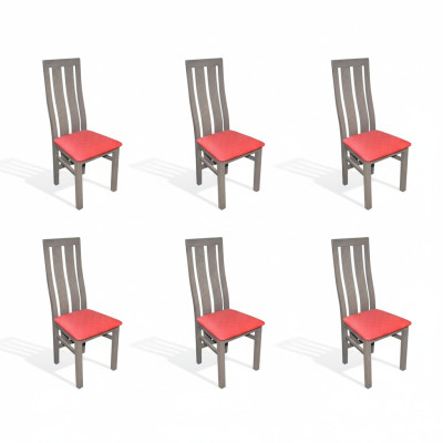 Esszimmer Garnitur 6x Stück Esszimmer Stuhl Set Stühle Garnitur Komplett Gruppe