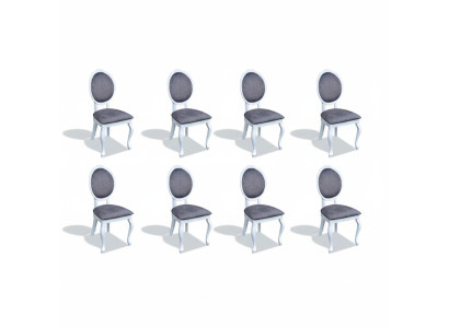Esszimmer Stuhl Set Garnitur Lehn Stühle Komplett Gruppe Wohnzimmer 6x Stück Neu