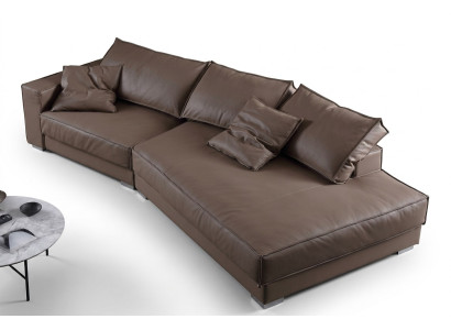 Moderne Sofas Ledersofa Couch Sofa Ecke Design Eck Ecksofa L-form