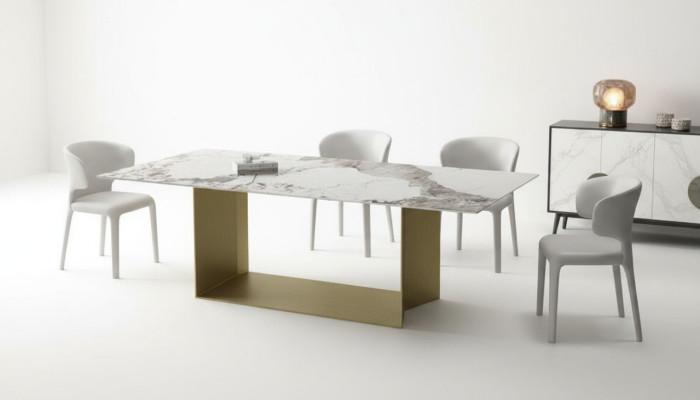 Moderne Esszimmer Wohnzimmer Küche Tische 180x90 Esstisch Design Tisch Edelstahl