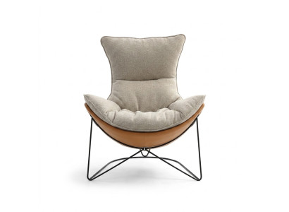 Design Polster Sofa Textil Drehbarer Couch Relax Neu Modern Sessel