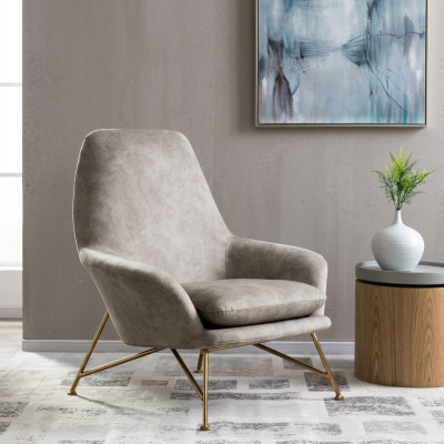 Wohnzimmer Lounge Club Relax Sofa Beige Design Möbel Esszimmer Sessel