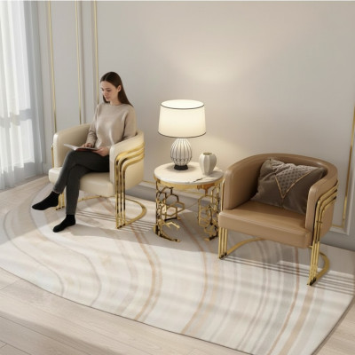 Sessel Club Lounge Design Lehn Stuhl Polster Sofa 1 Sitzer Büro Neu