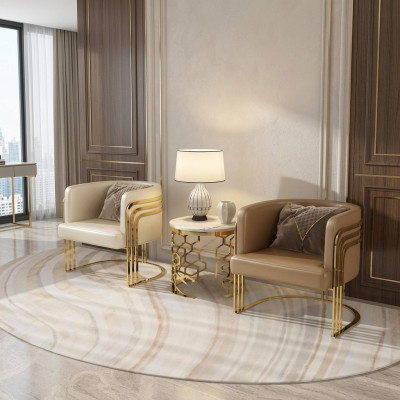 Sessel Club Lounge Design Lehn Stuhl Polster Sofa 1 Sitzer Büro Neu