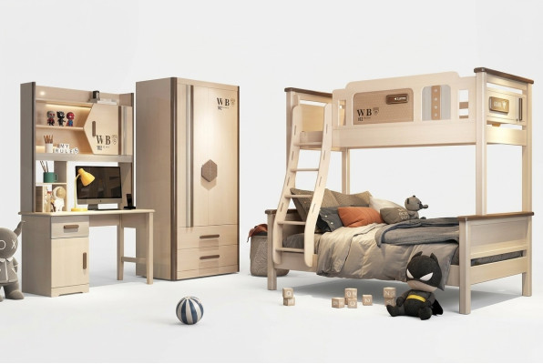 Schlafzimmer Jugend Kinder Zimmer Set Modern Schrank Kommode Tisch Neu 2tlg.