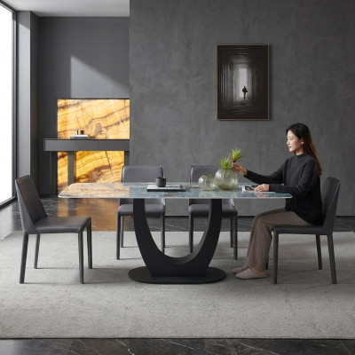 Esszimmer Esstisch Moderne Edelstahl Wohnzimmer Küche Tische Design Tisch Metall