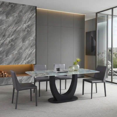 Esszimmer Esstisch Moderne Edelstahl Wohnzimmer Küche Tische Design Tisch Metall