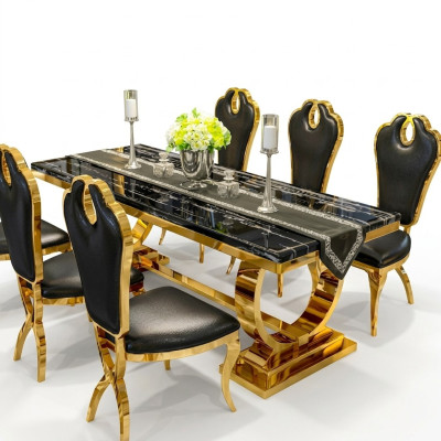 Edelstahl Esstisch Esszimmer Moderne Küche Design Tisch Metall